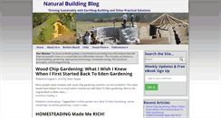 Desktop Screenshot of naturalbuildingblog.com